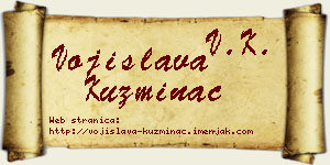 Vojislava Kuzminac vizit kartica